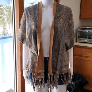 Flying Tomato Sleeveless Vest Kimono